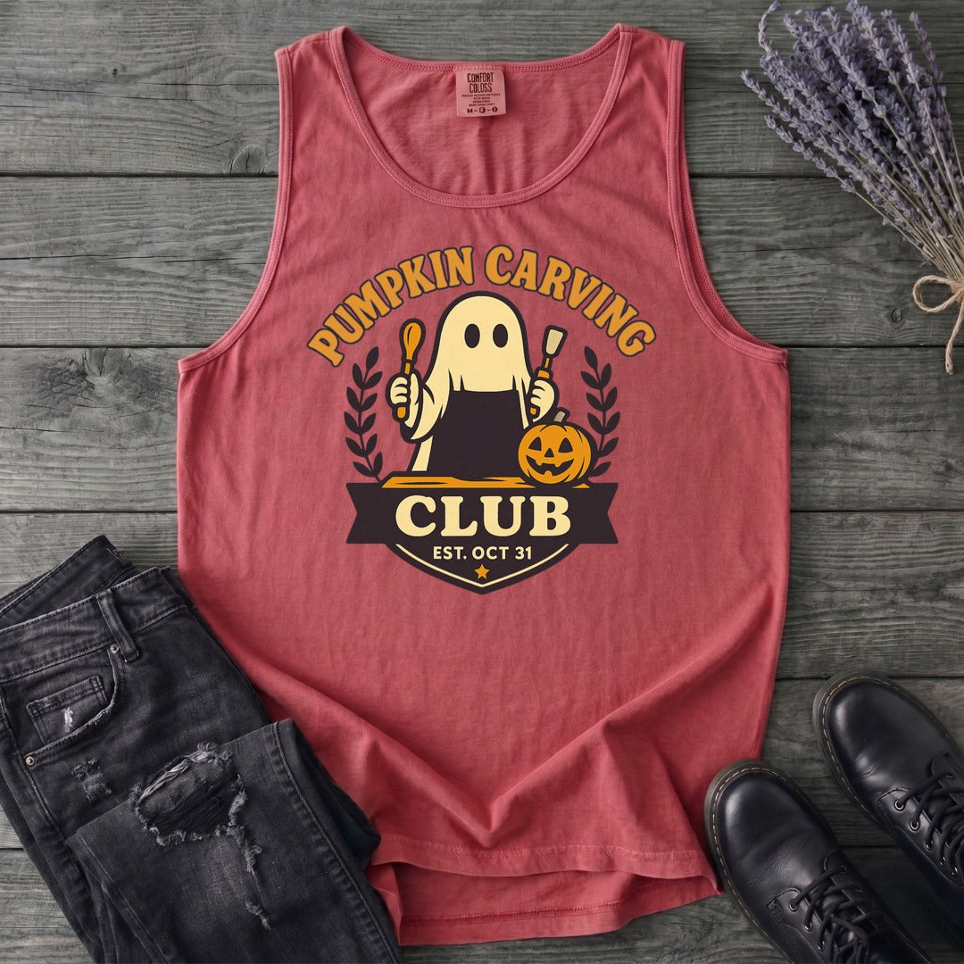 Pumpkin Carving Club Tank Top