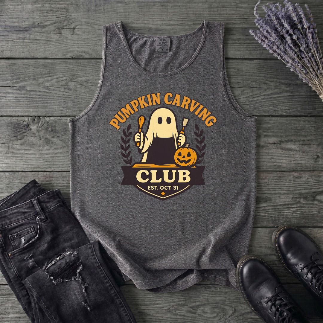 Pumpkin Carving Club Tank Top