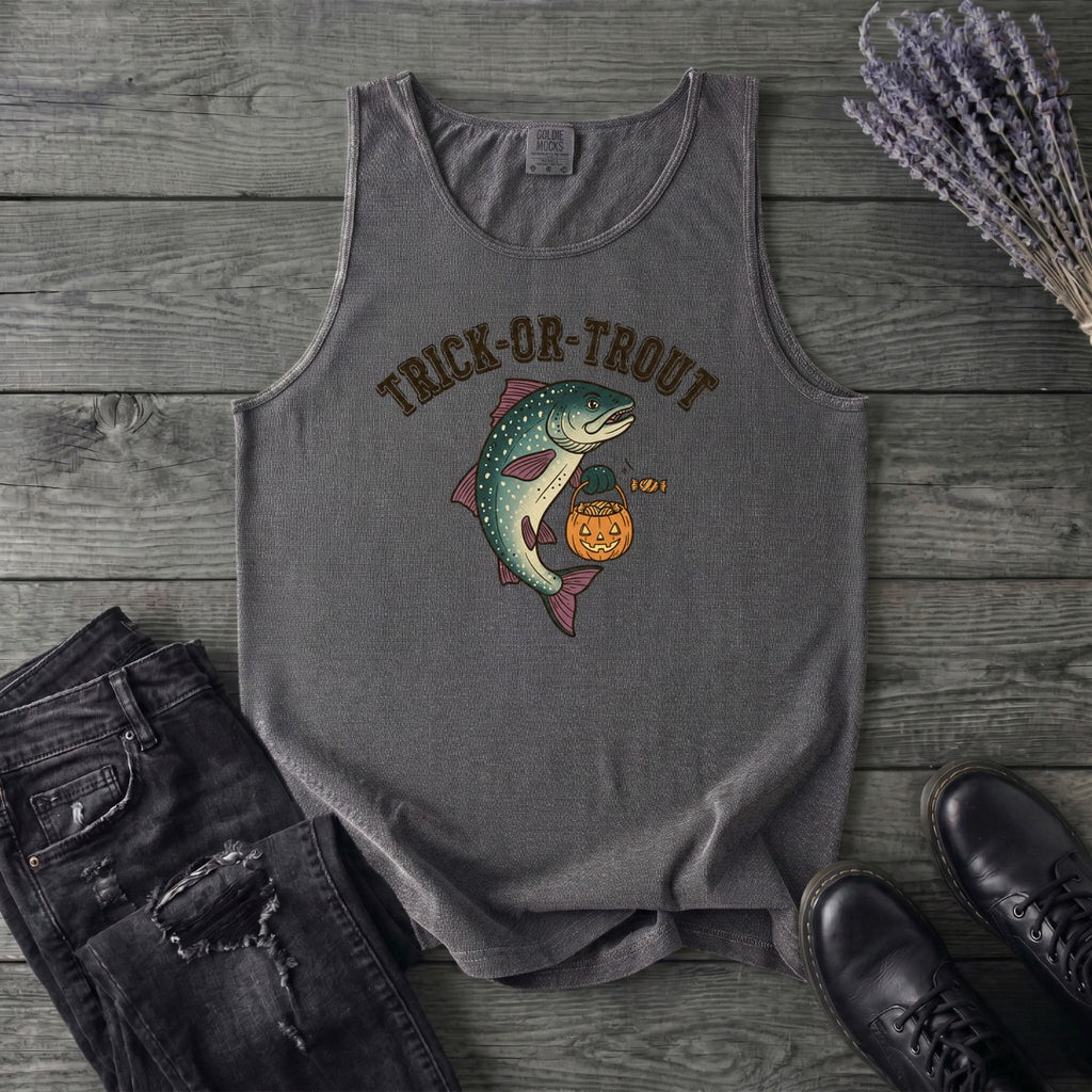 Trick Or Trout Tank Top