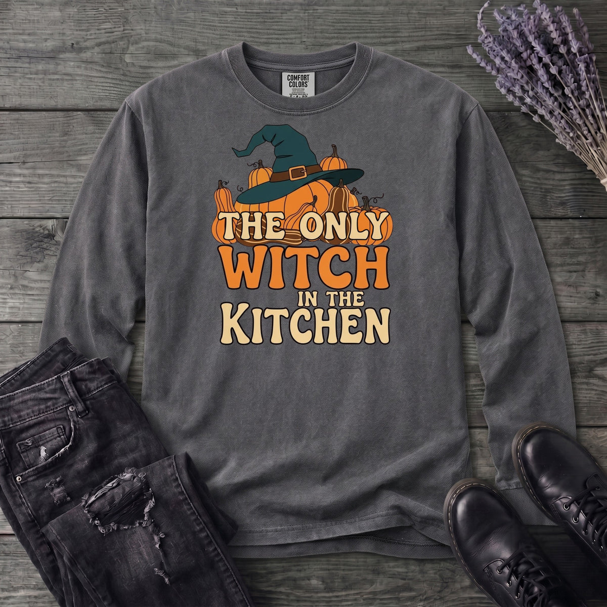 The Only Witch In The Kitchen Long Sleeve T-Shirt