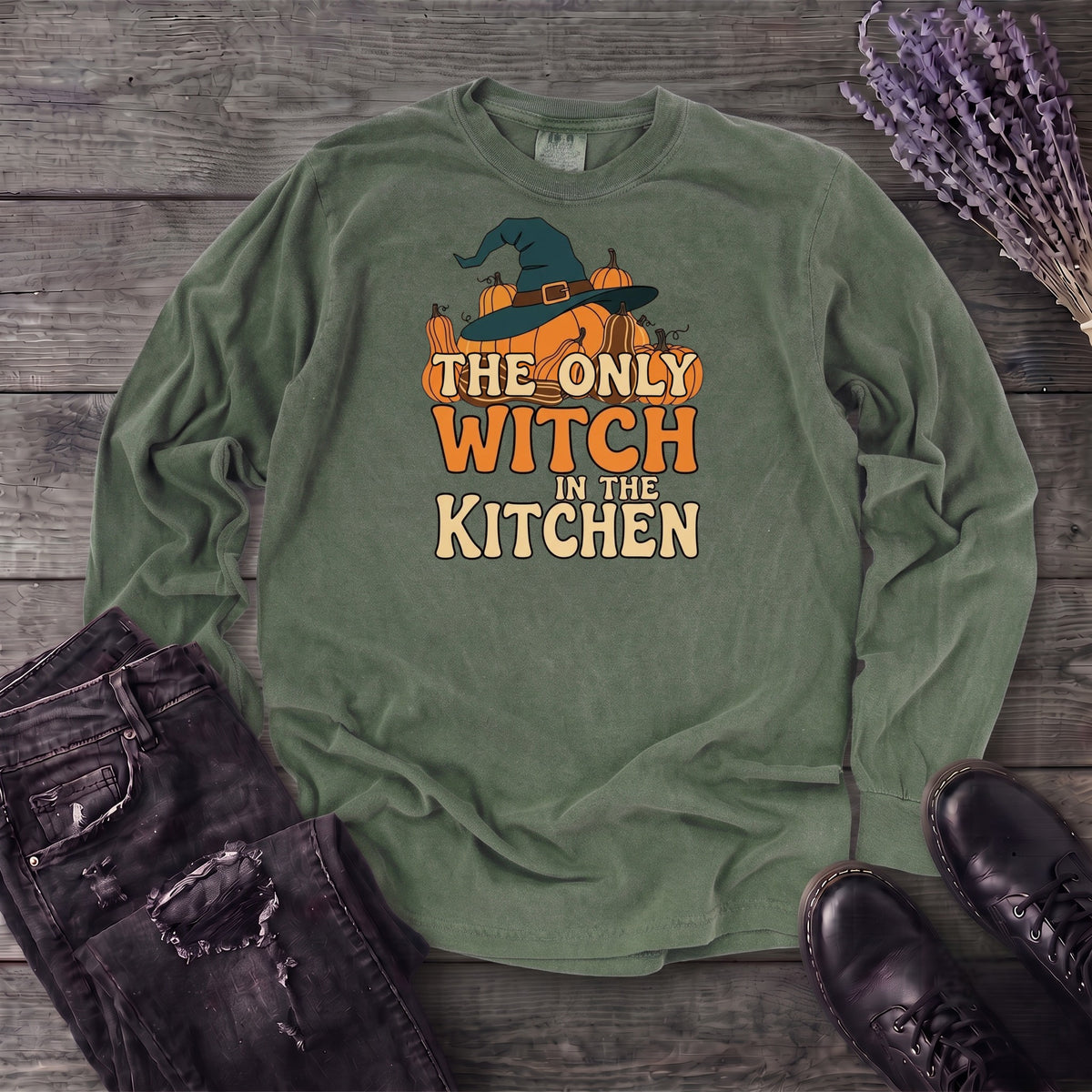 The Only Witch In The Kitchen Long Sleeve T-Shirt