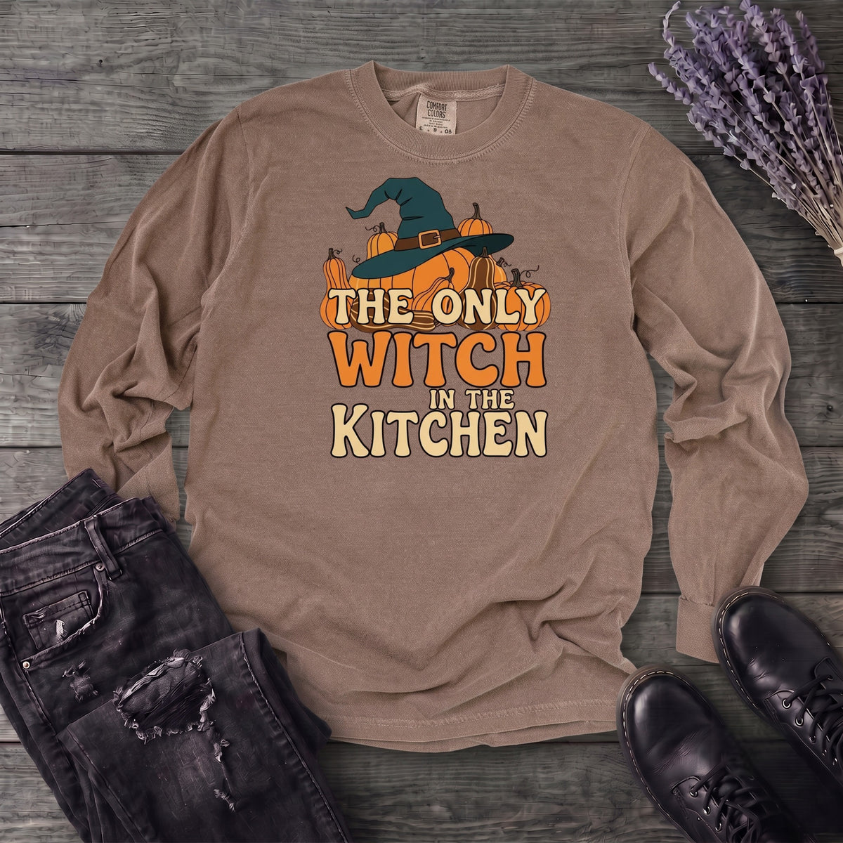 The Only Witch In The Kitchen Long Sleeve T-Shirt