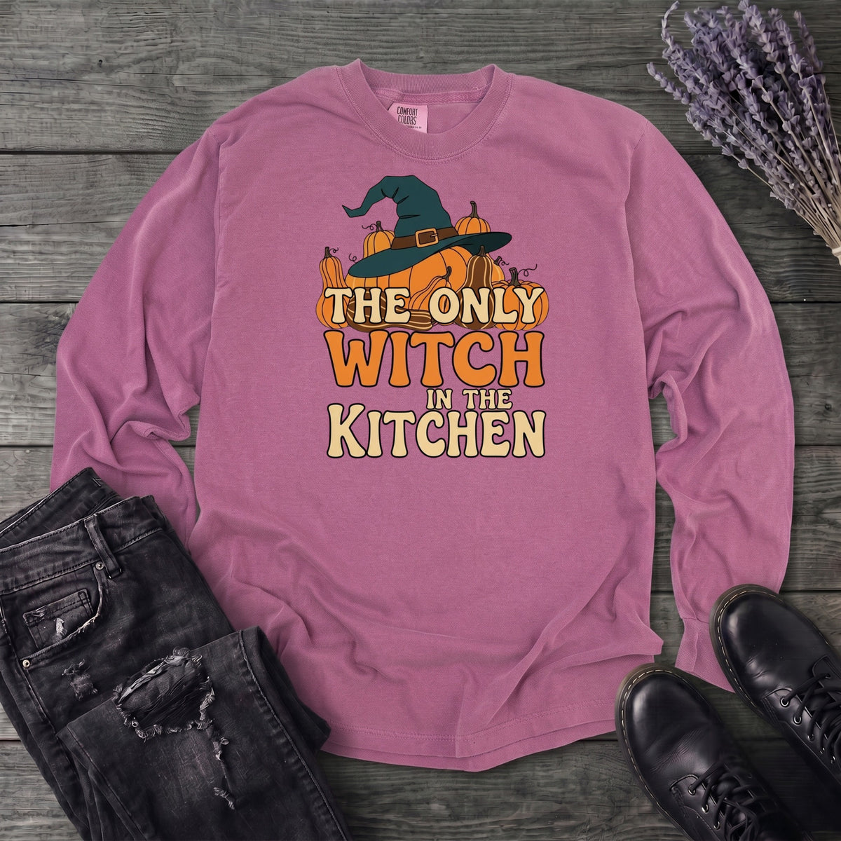 The Only Witch In The Kitchen Long Sleeve T-Shirt
