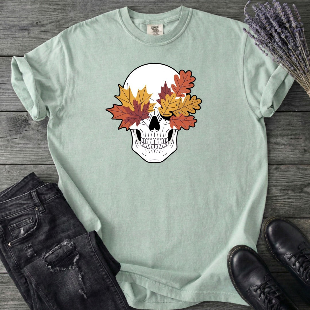 Fall Leaf Skull T-Shirt