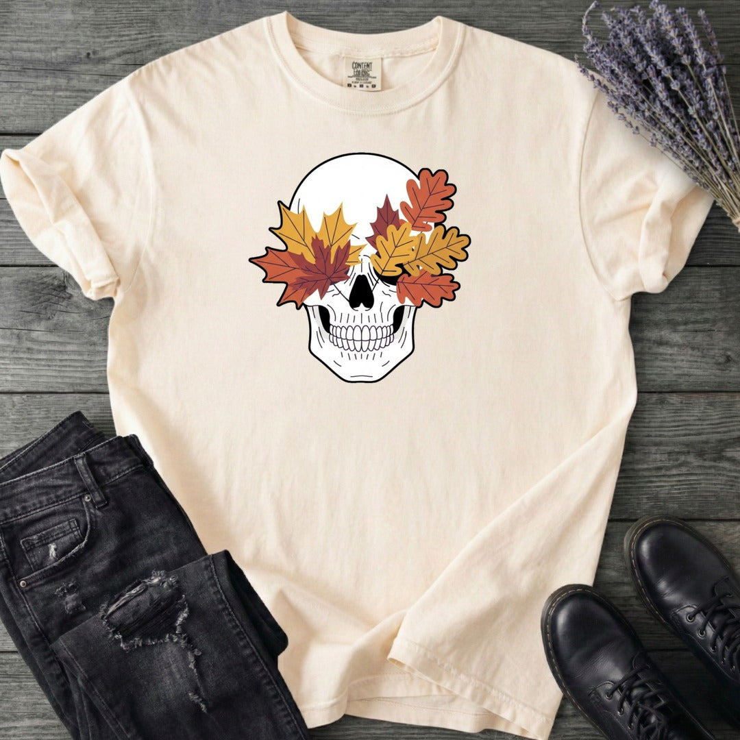Fall Leaf Skull T-Shirt