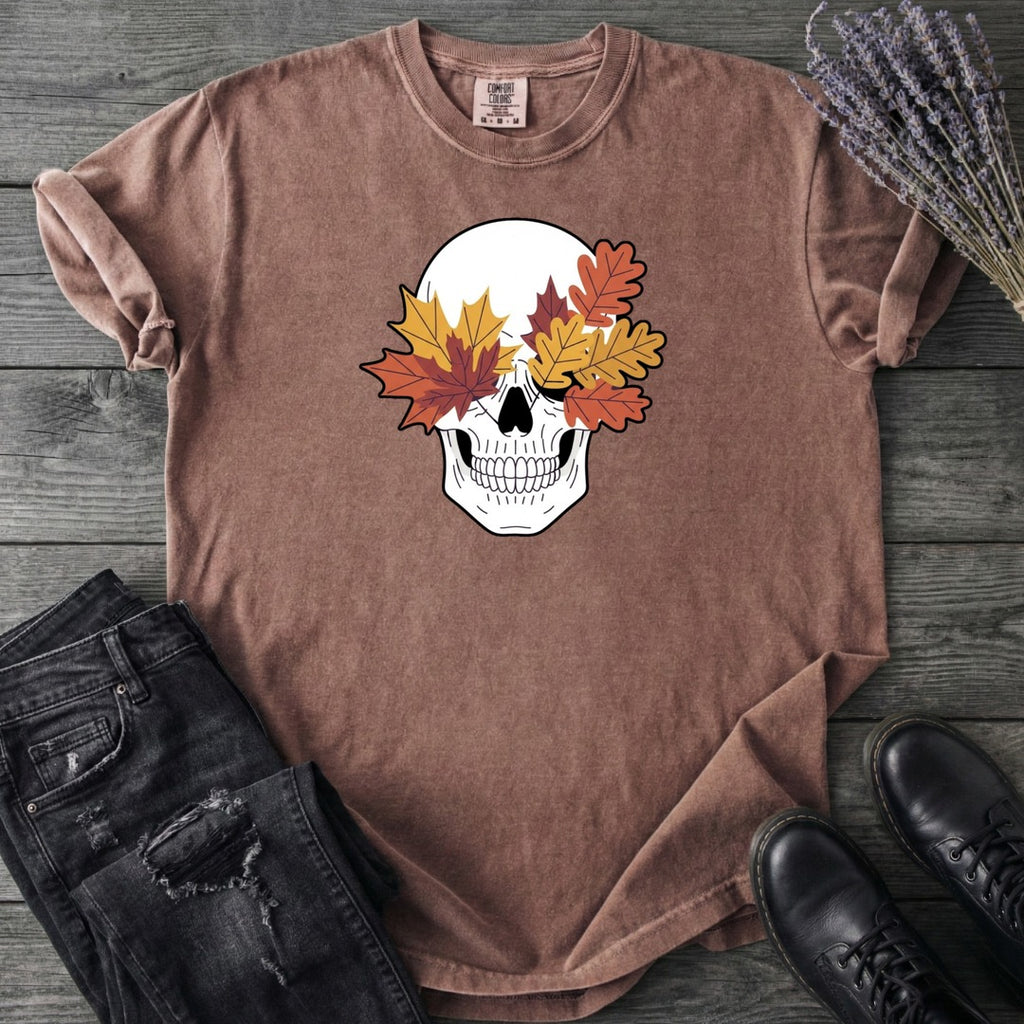 Fall Leaf Skull T-Shirt