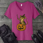 Mouse Witch V-Neck T-Shirt