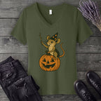Mouse Witch V-Neck T-Shirt
