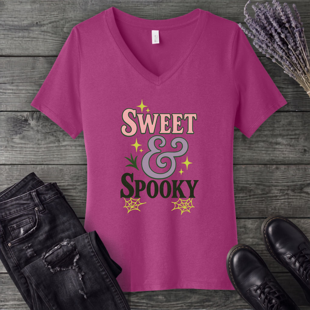 Pastel Sweet Spooky V-Neck T-Shirt