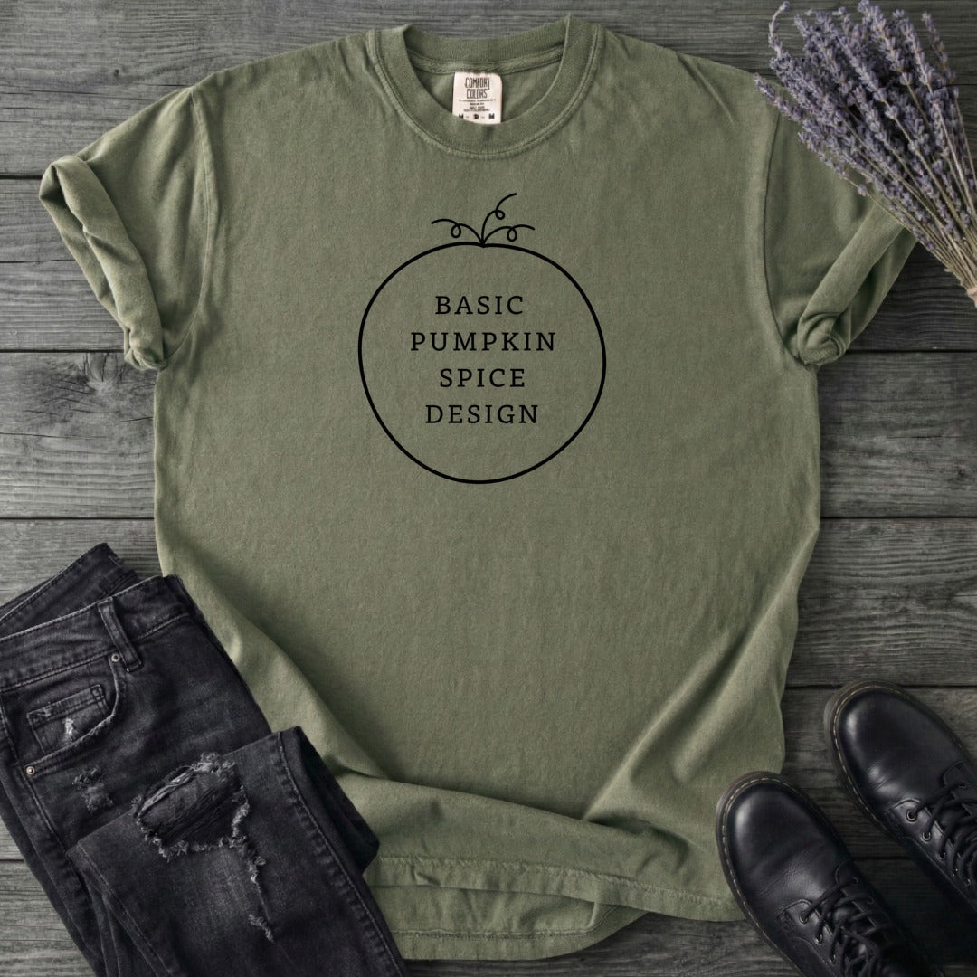 Basic Pumpkin Spice Design T-Shirt