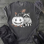 Raccoon And Pumpkin T-Shirt