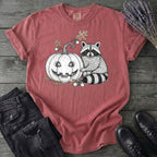 Raccoon And Pumpkin T-Shirt