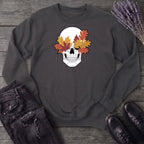 Fall Leaf Skull Sweatshirt