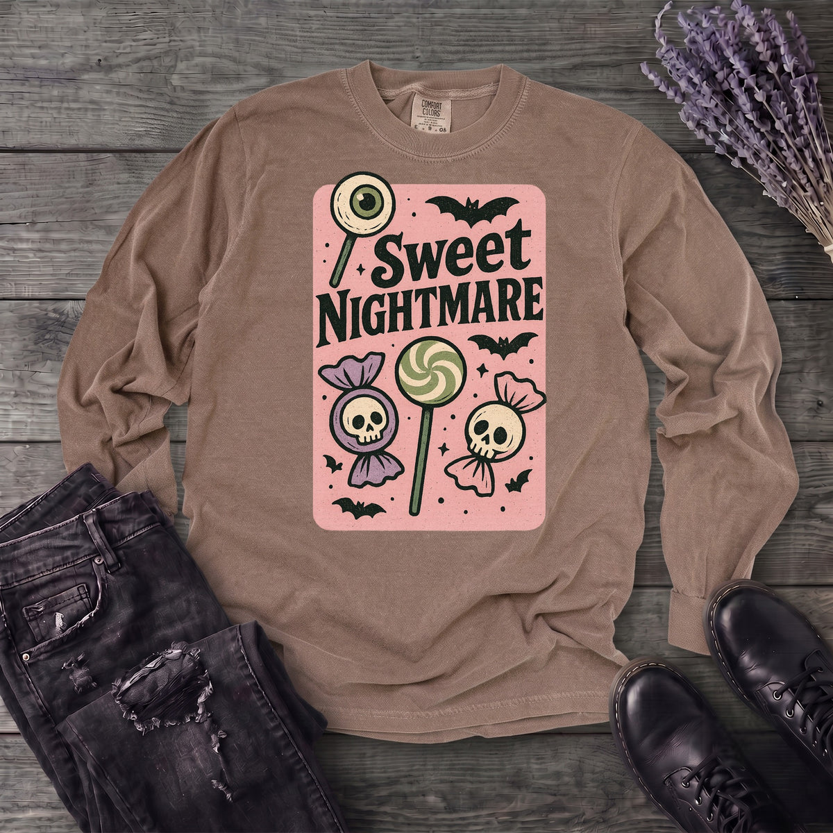 Pastel Sweet Nightmare Long Sleeve T-Shirt