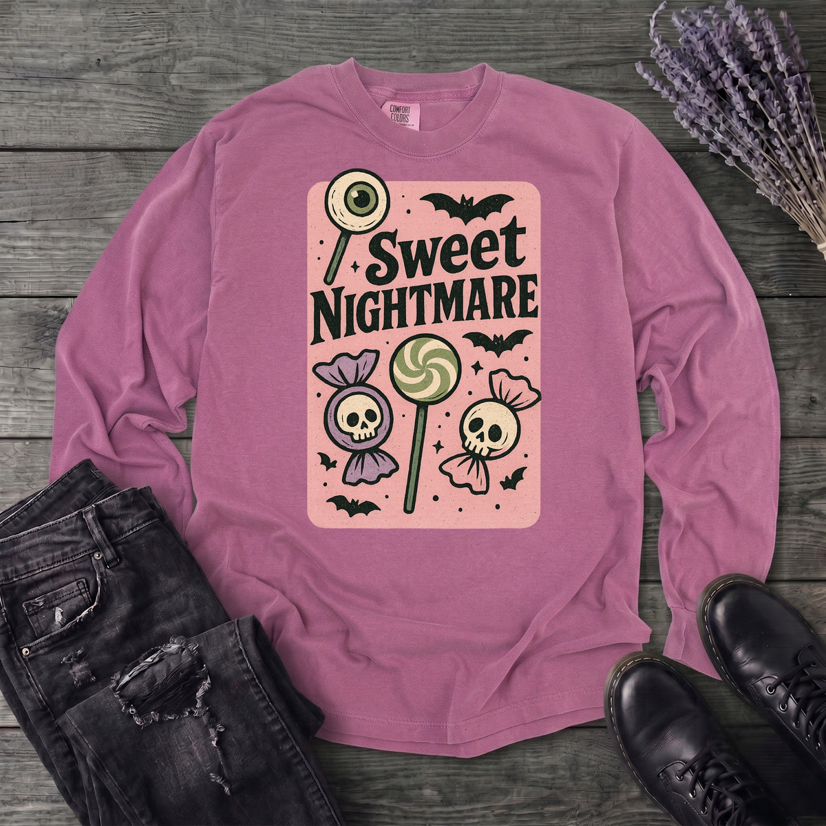 Pastel Sweet Nightmare Long Sleeve T-Shirt