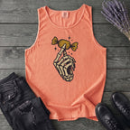 Skeleton Hand Holding Candy Tank Top