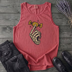 Skeleton Hand Holding Candy Tank Top