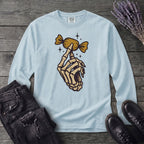 Skeleton Hand Holding Candy Long Sleeve T-Shirt