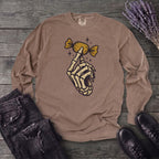 Skeleton Hand Holding Candy Long Sleeve T-Shirt