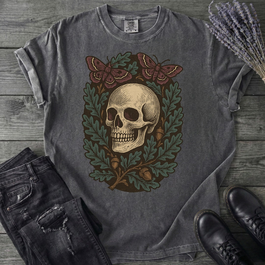 Skull And Moths T-Shirt