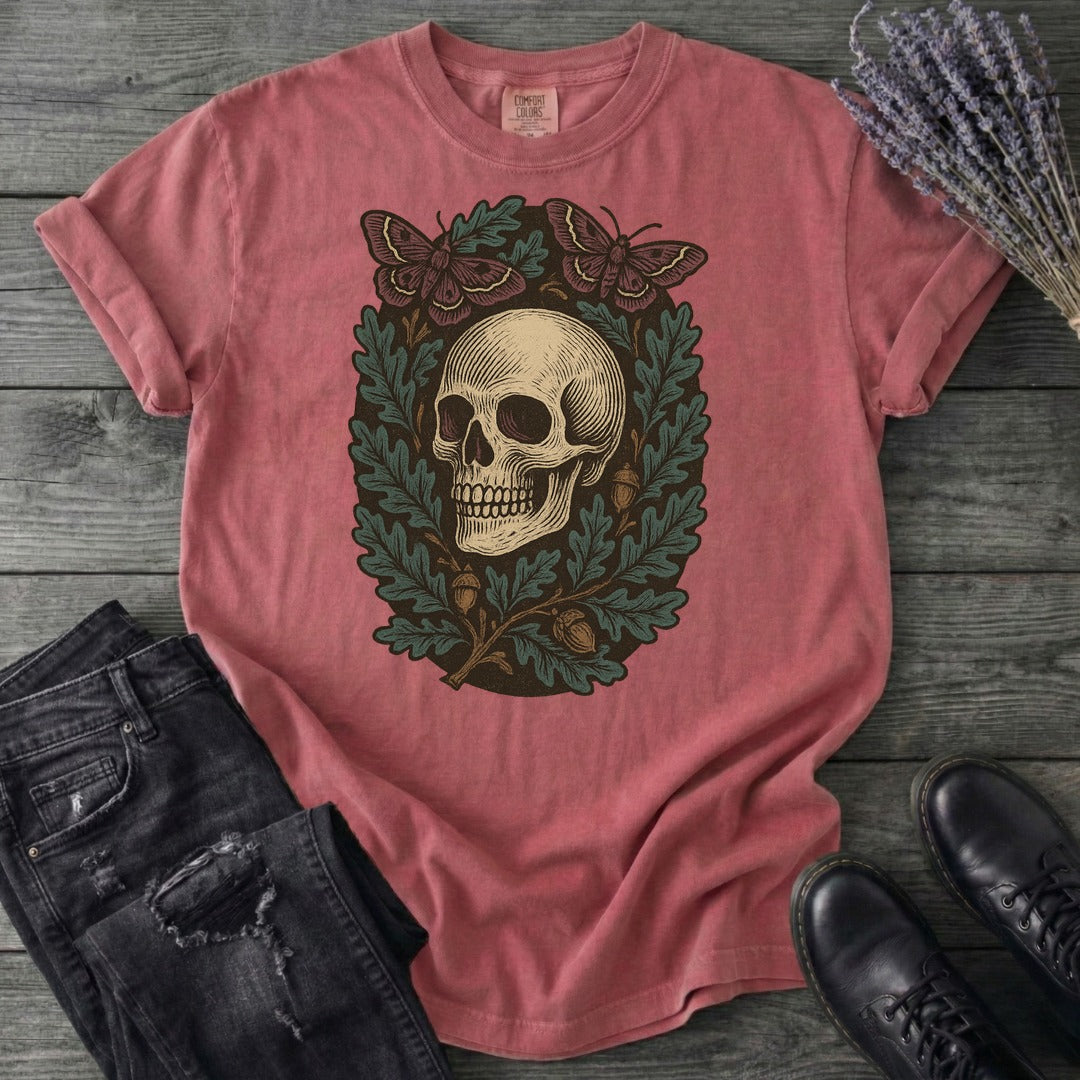 Skull And Moths T-Shirt