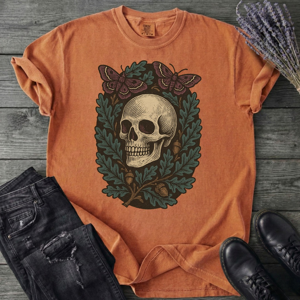 Skull And Moths T-Shirt