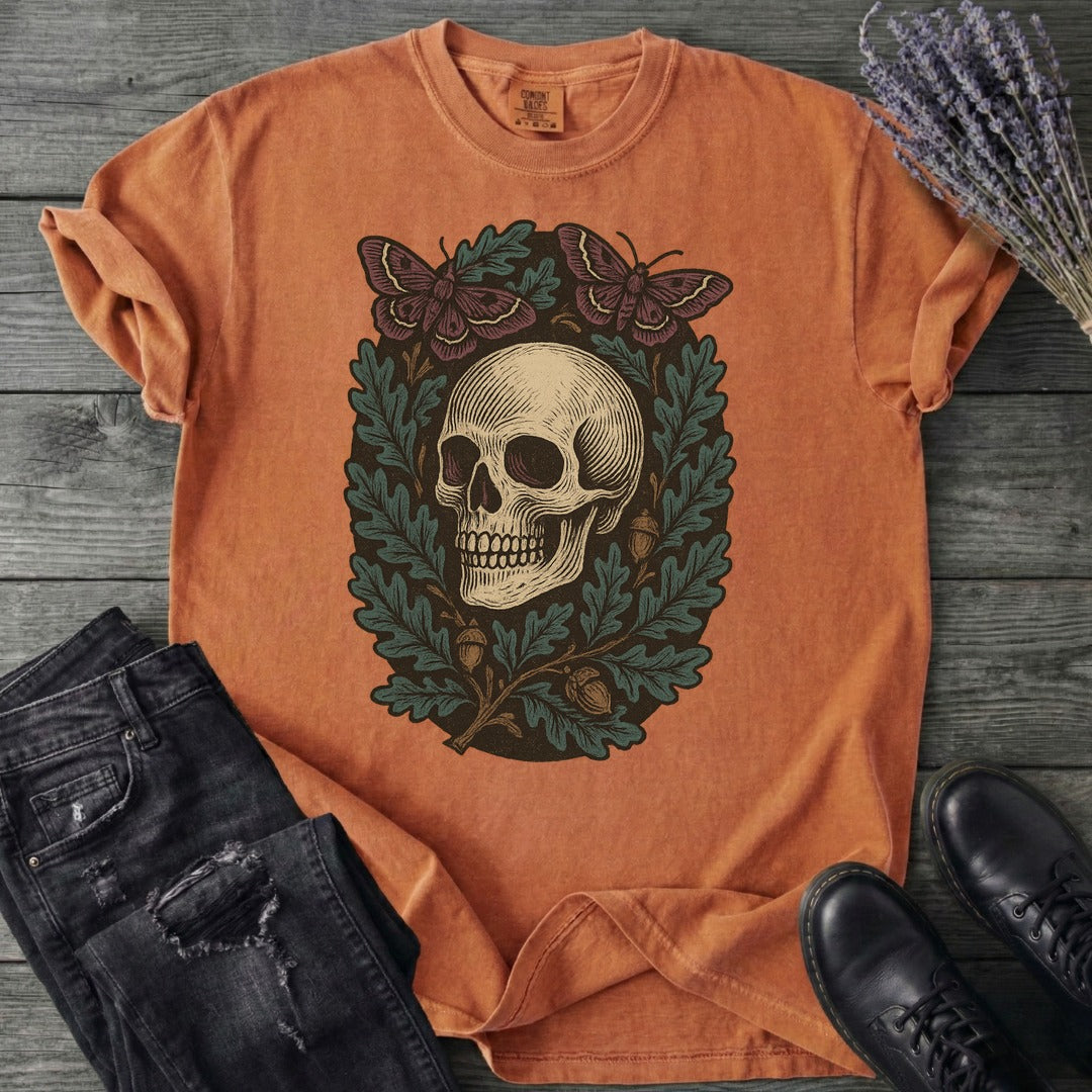 Skull And Moths T-Shirt