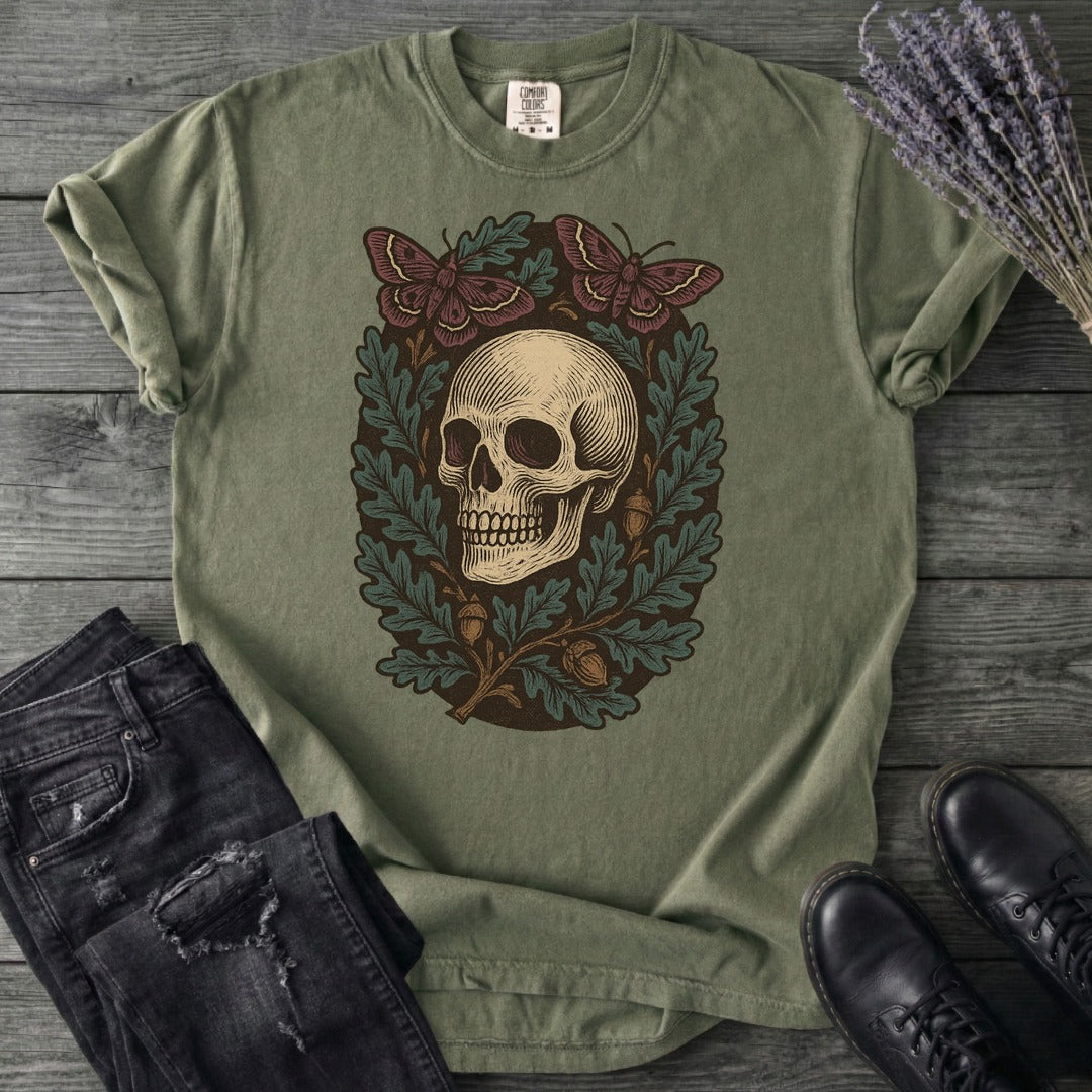 Skull And Moths T-Shirt