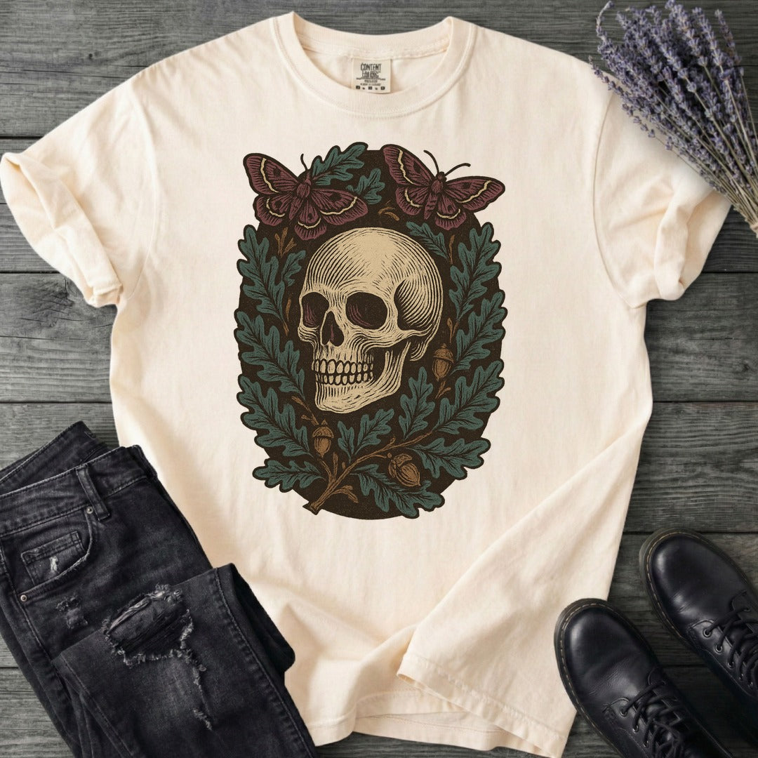 Skull And Moths T-Shirt
