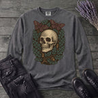 Skull And Moths Long Sleeve T-Shirt