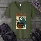 Spells Take Time V-Neck T-Shirt