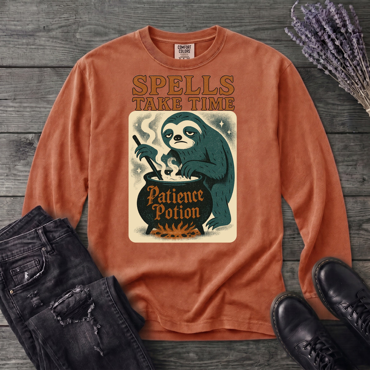 Spells Take Time Long Sleeve T-Shirt