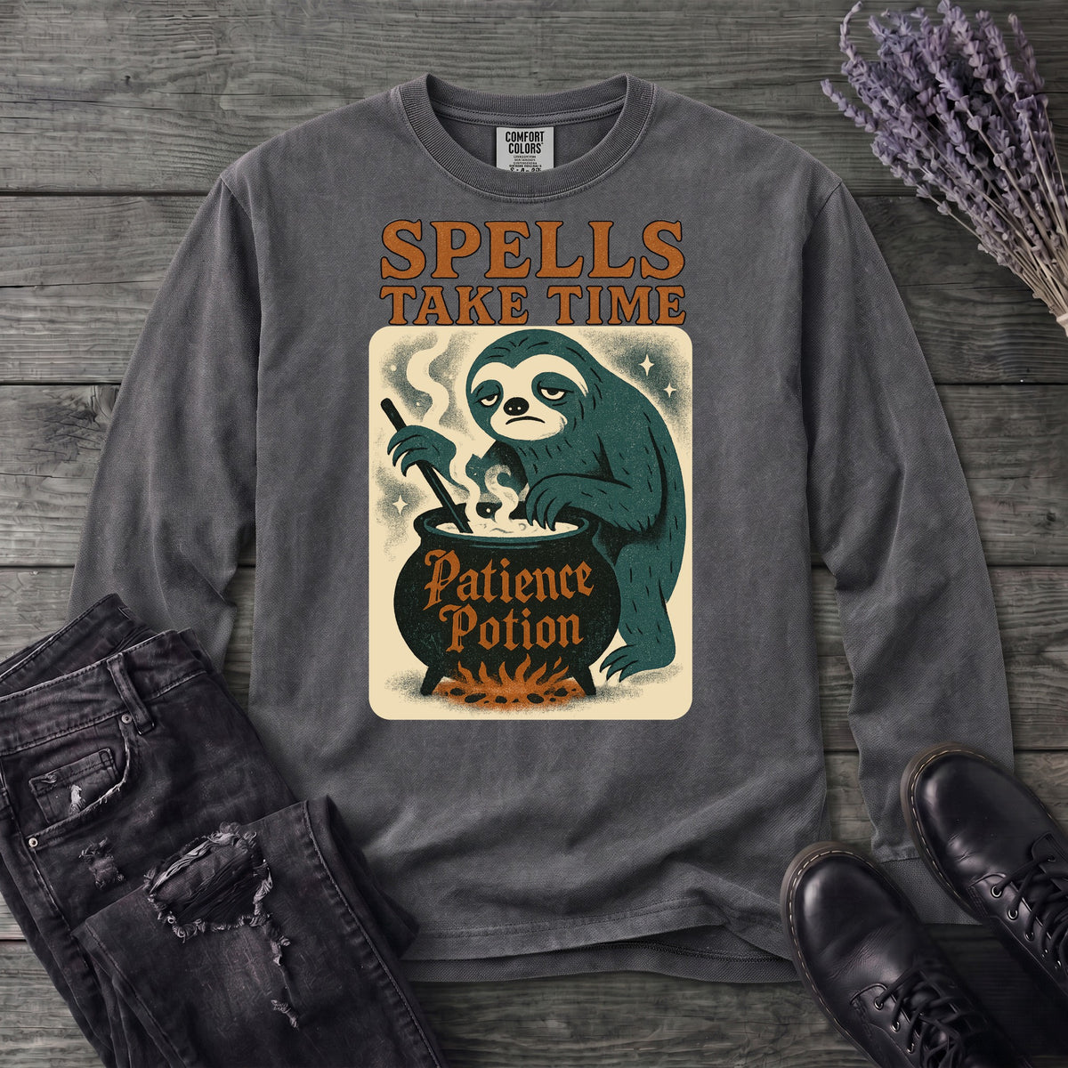 Spells Take Time Long Sleeve T-Shirt