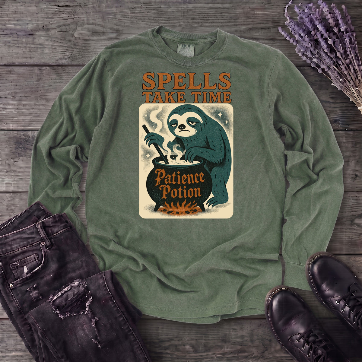 Spells Take Time Long Sleeve T-Shirt