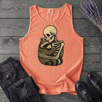 Skeleton Raccoon Hug Tank Top