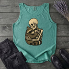 Skeleton Raccoon Hug Tank Top