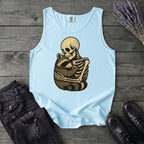 Skeleton Raccoon Hug Tank Top