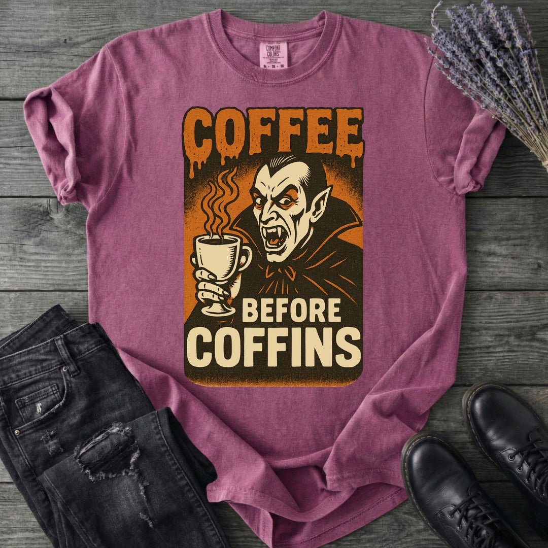 Coffee Before Coffins T-Shirt