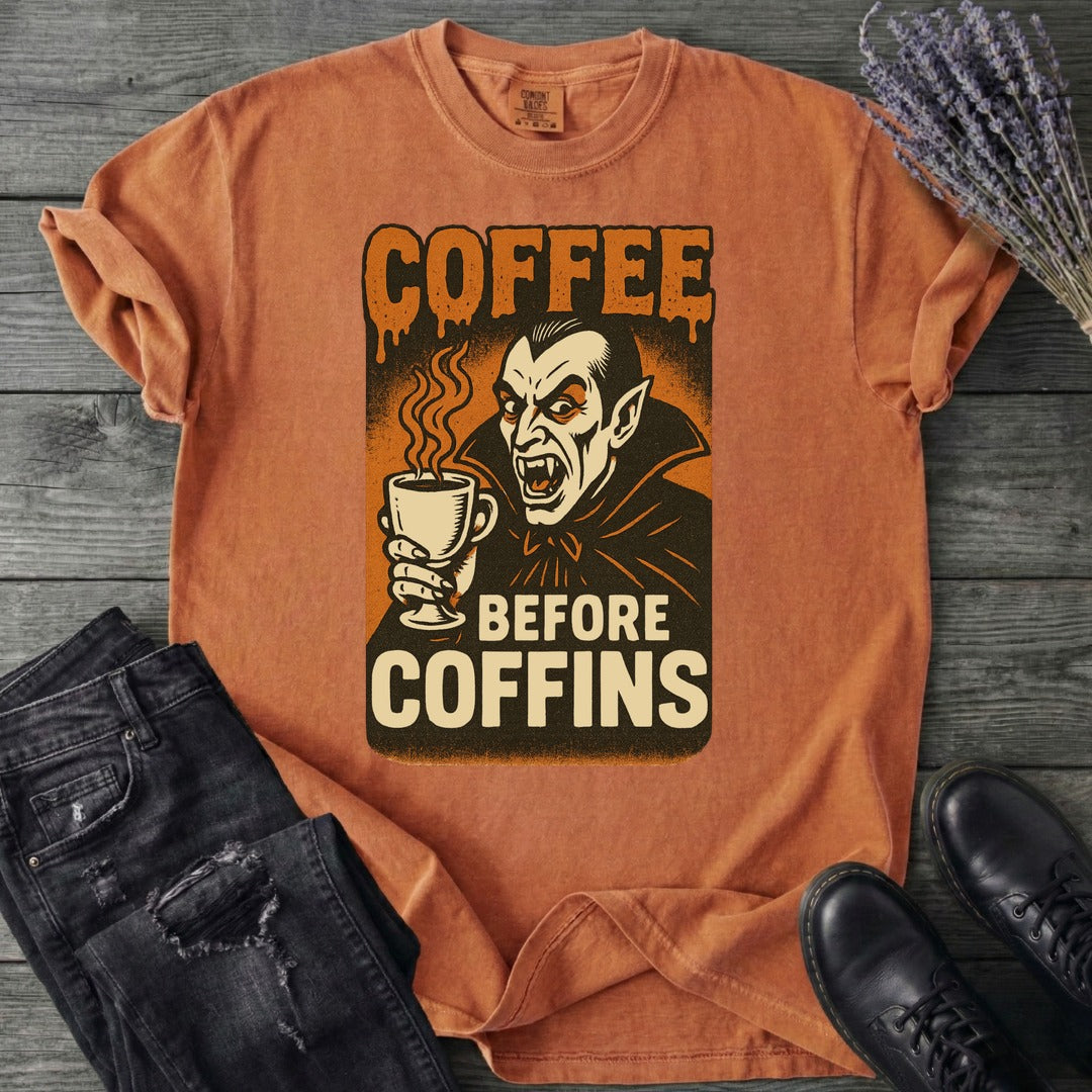 Coffee Before Coffins T-Shirt