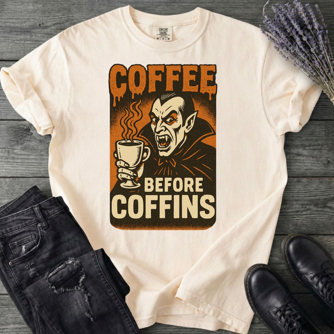 Coffee Before Coffins T-Shirt