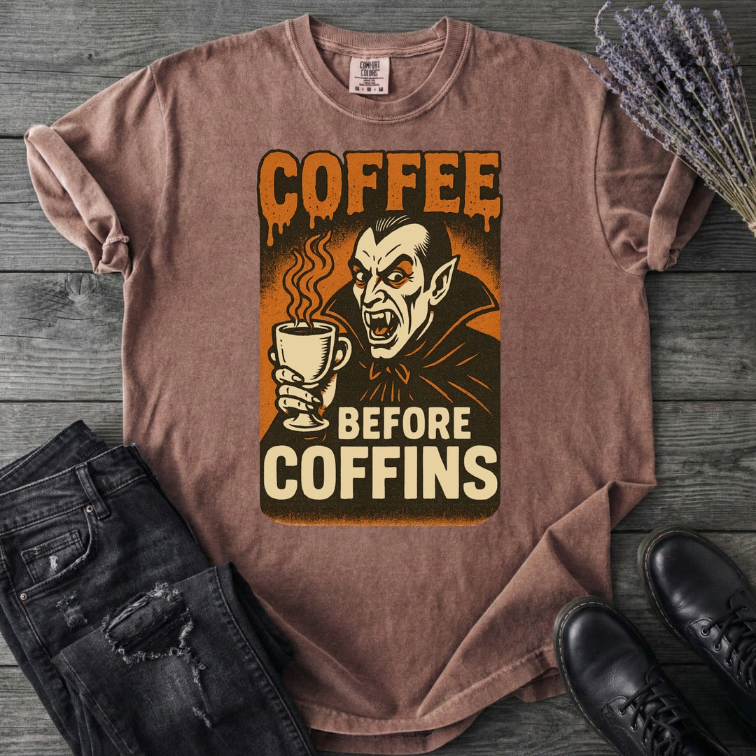 Coffee Before Coffins T-Shirt