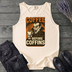 Coffee Before Coffins Tank Top