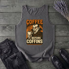 Coffee Before Coffins Tank Top