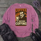 Coffee Before Coffins Long Sleeve T-Shirt