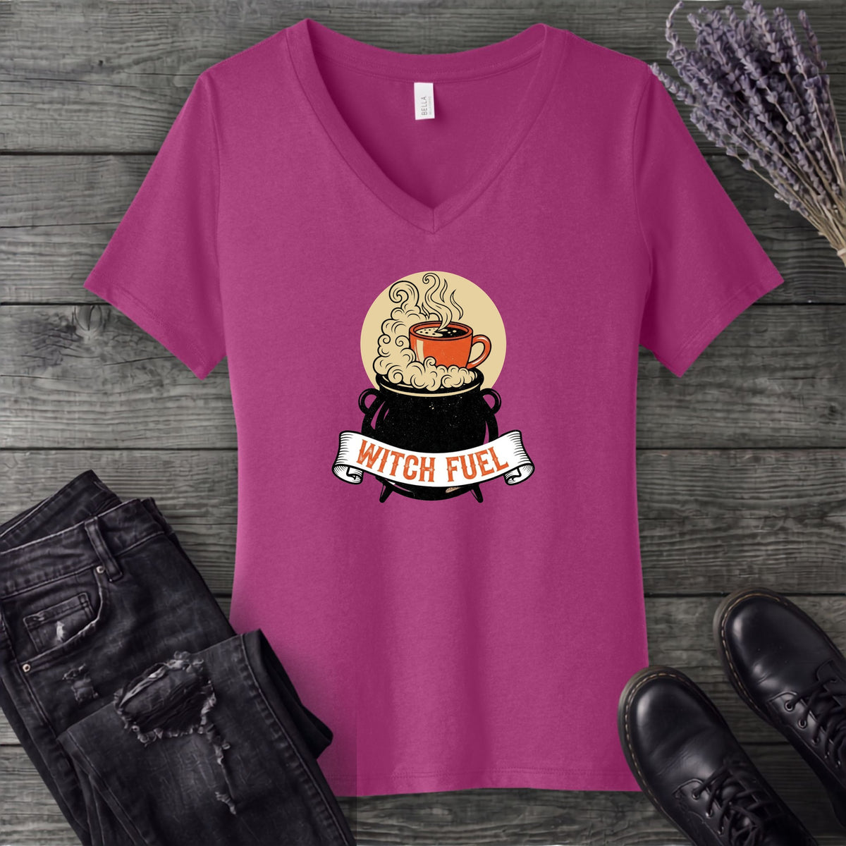 Witch Fuel V-Neck T-Shirt