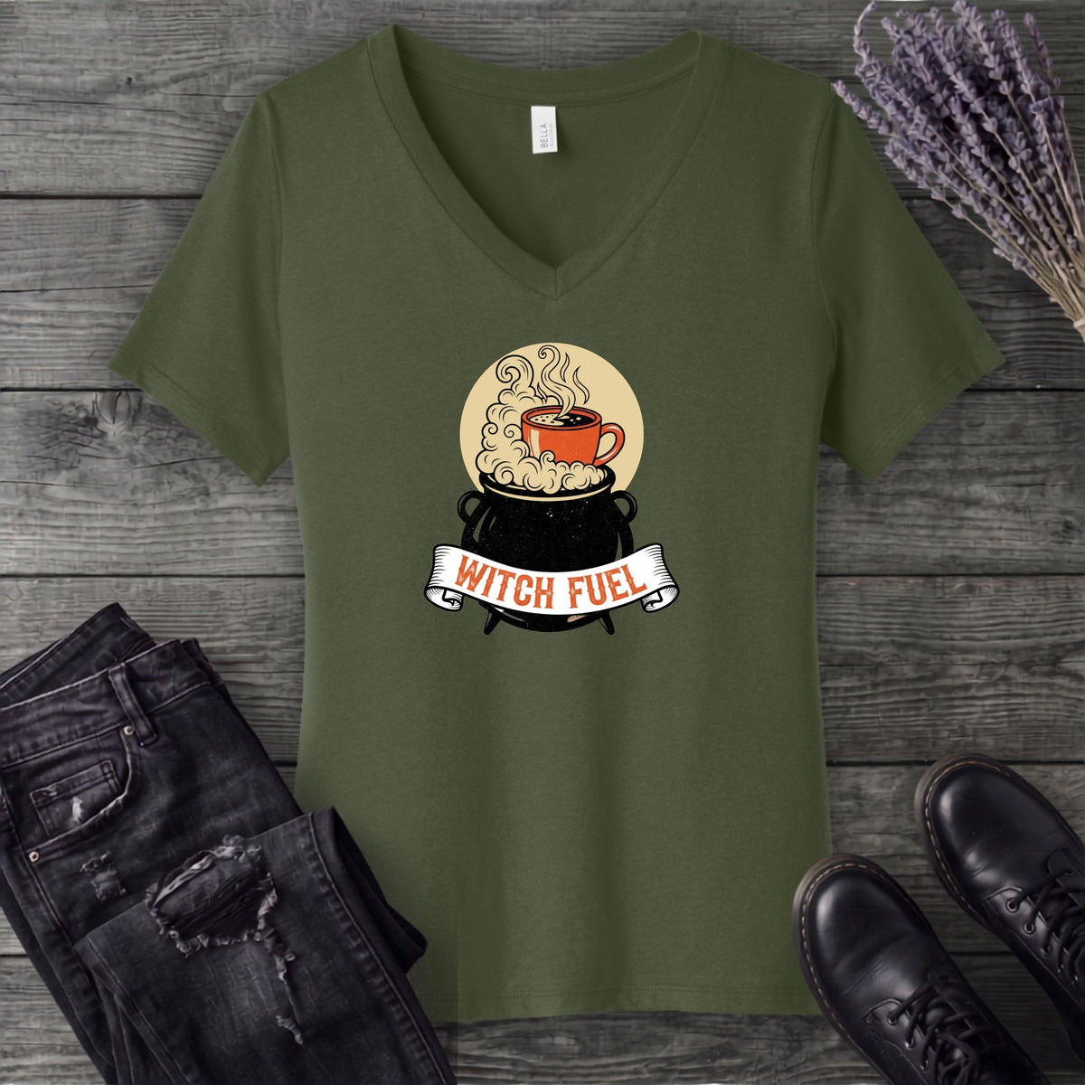 Witch Fuel V-Neck T-Shirt