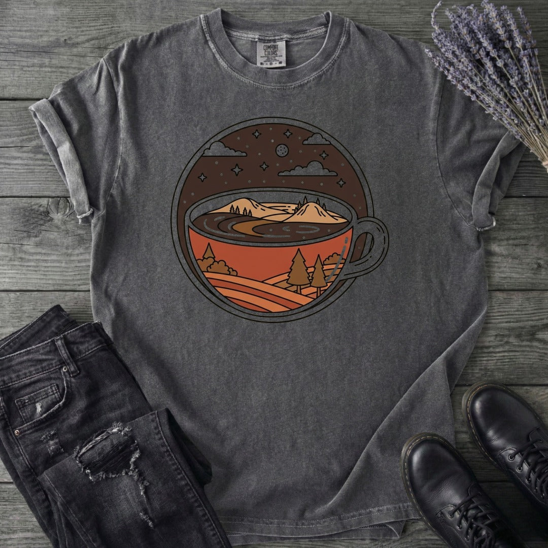 Coffee Landscape T-Shirt