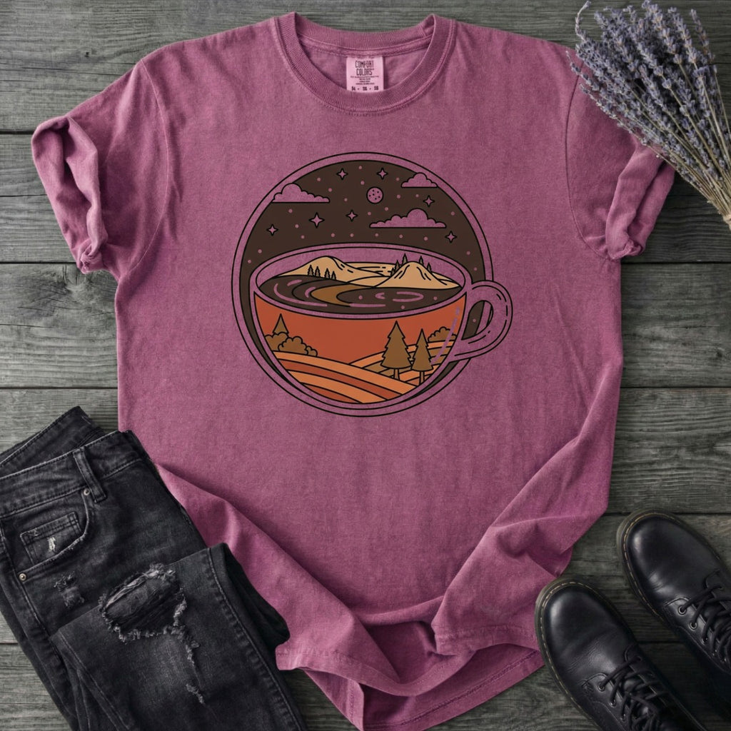 Coffee Landscape T-Shirt