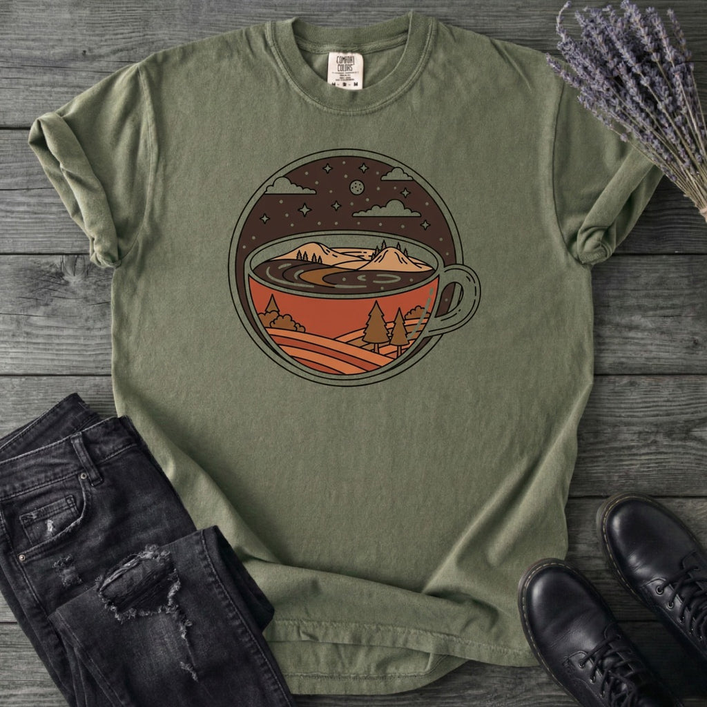 Coffee Landscape T-Shirt