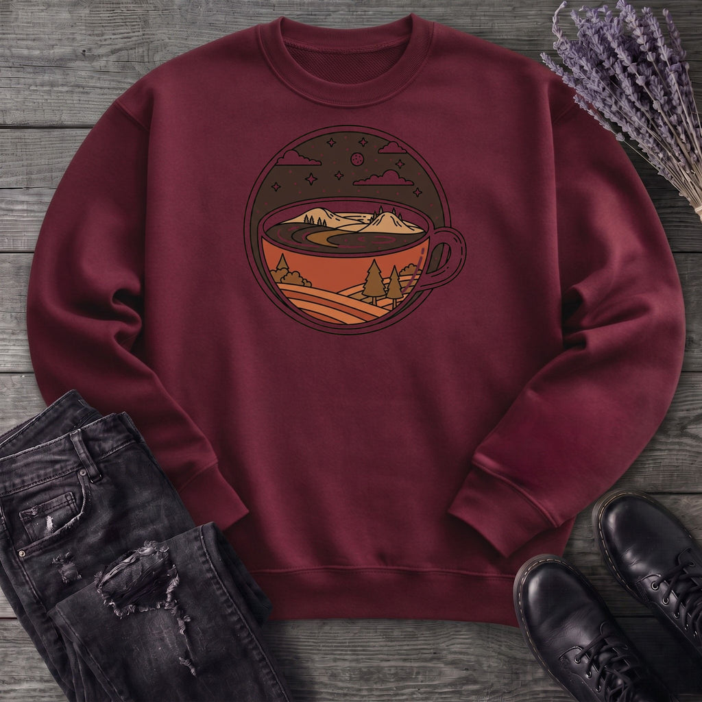 Coffee Landscape Sweatshirt